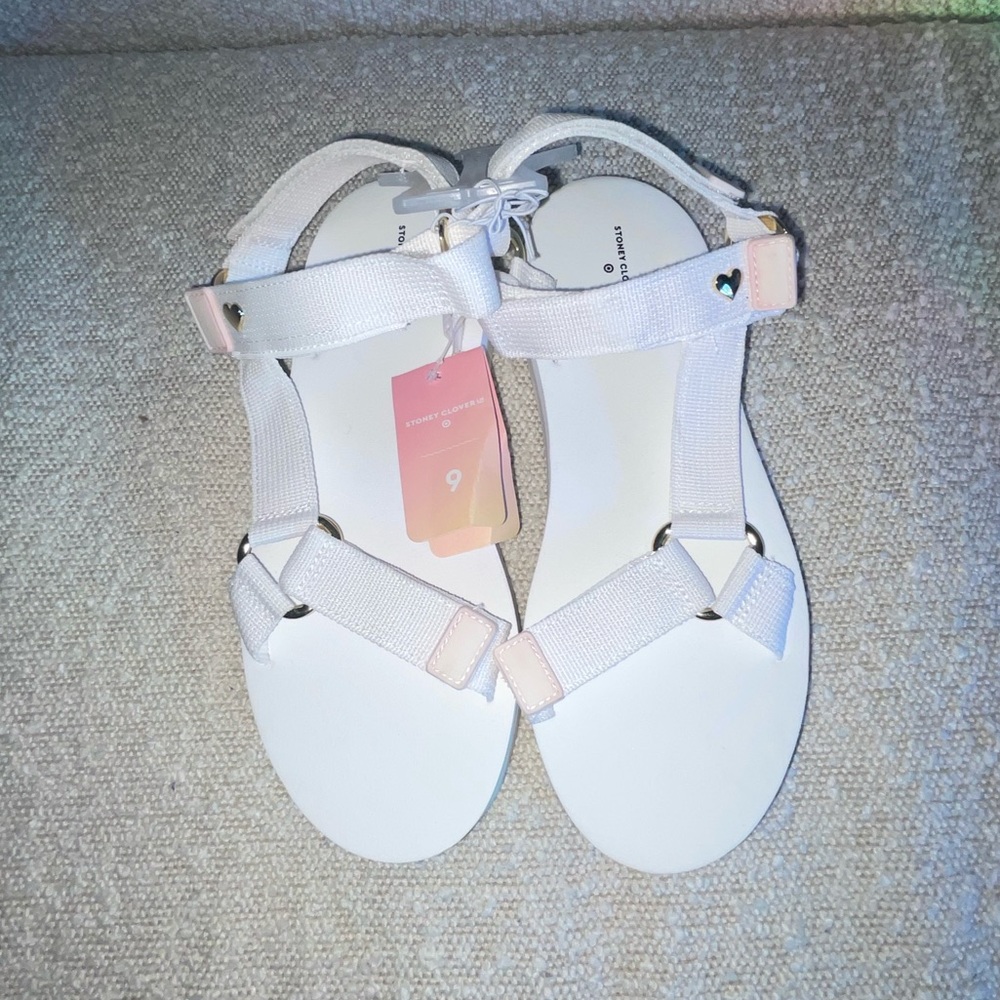Stoney Clover Lane White Sandals